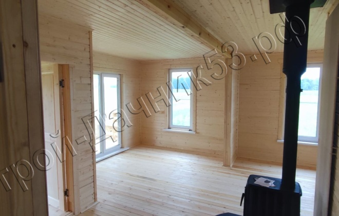 4 Каркасно-щитовой дом Д-34, 9х8м, 72 М², Тверская область, Зубцовский район, деревня Шевцово. (6)